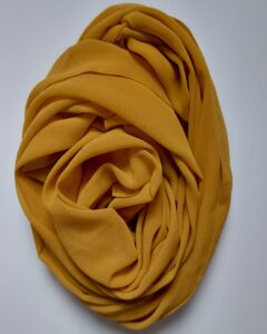 Hijab Mousseline Moutarde