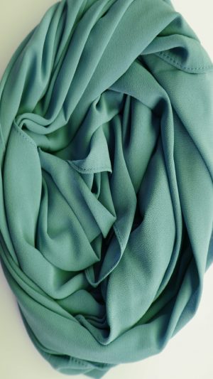 hijab mousseline vert emeraude