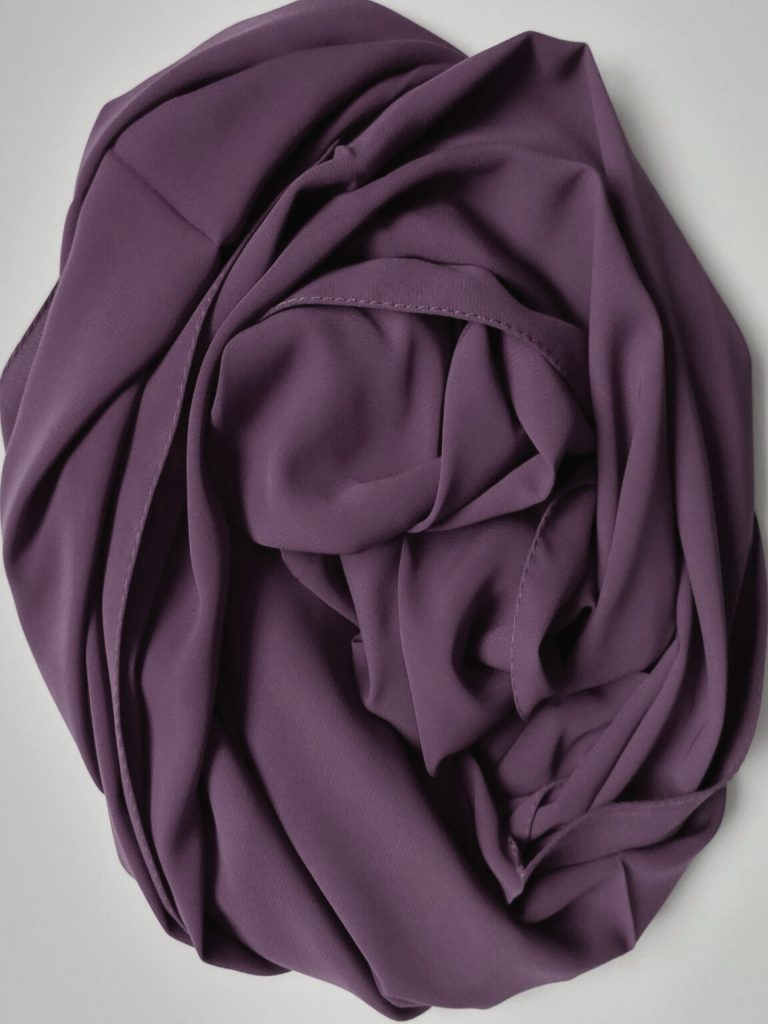 hijab soie de medine violet